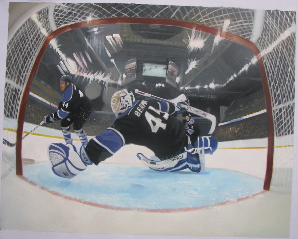 Jonathan Bernier Painting